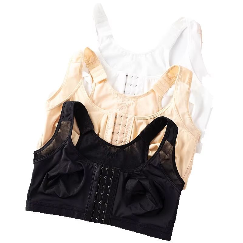 女性用術後手術用フロントオープンワイヤーなしフルサポート回復 - Mastectomy Bra Pocket のレビューと価格