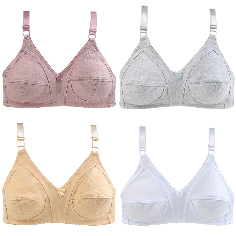 薄いブラジャー女性のためのワイヤレスブラジャー綿薄いブラジャ - Cotton Bra Everyday のレビューと価格
