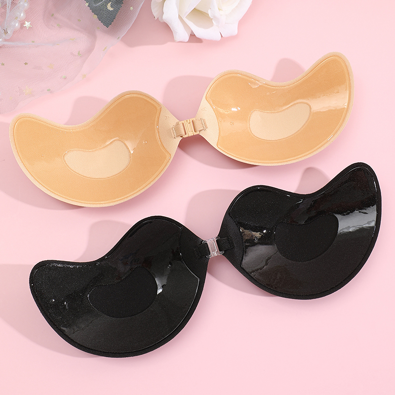 見えないストラップレス粘着ブラ、ストラップレスプッシュアップ - Push Up Bra Silicone のレビューと価格