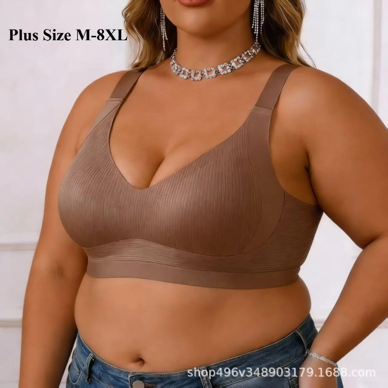 M-8XL プラスサイズ レディース フルカバー ミニマイザ - Full Coverage Bra のレビューと価格