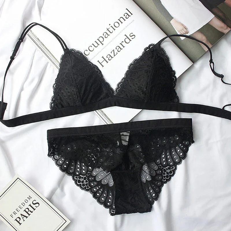 KUCLUTフルレース三角カップスリープウェア女性用セクシー - Sleep Bra Bralette のレビューと価格