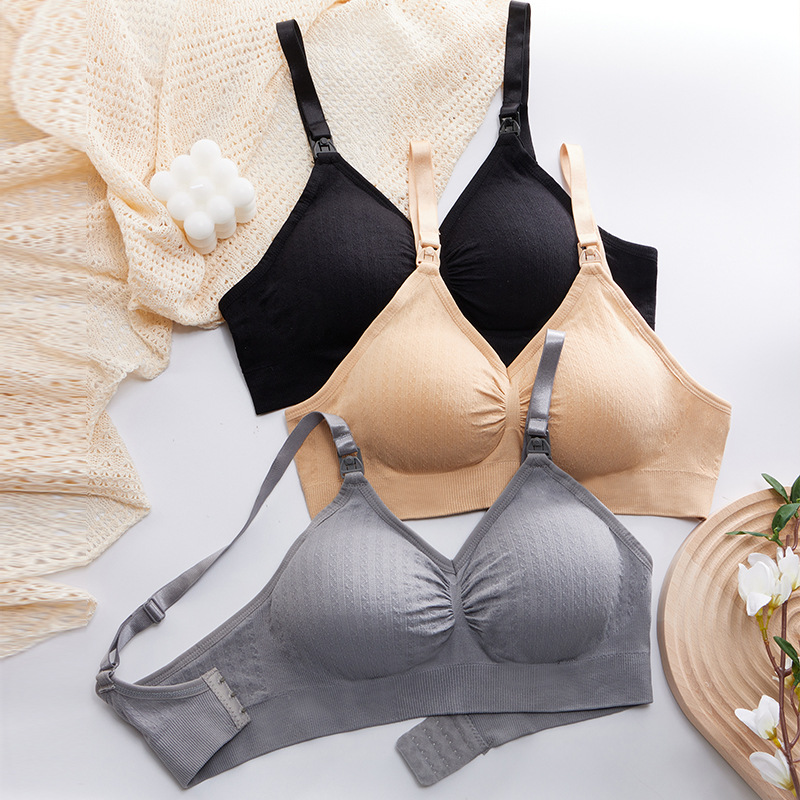 高品質片手フロントバックル授乳ブラジャー通気性の女性授乳下着 - Nursing Bra Clip のレビューと価格