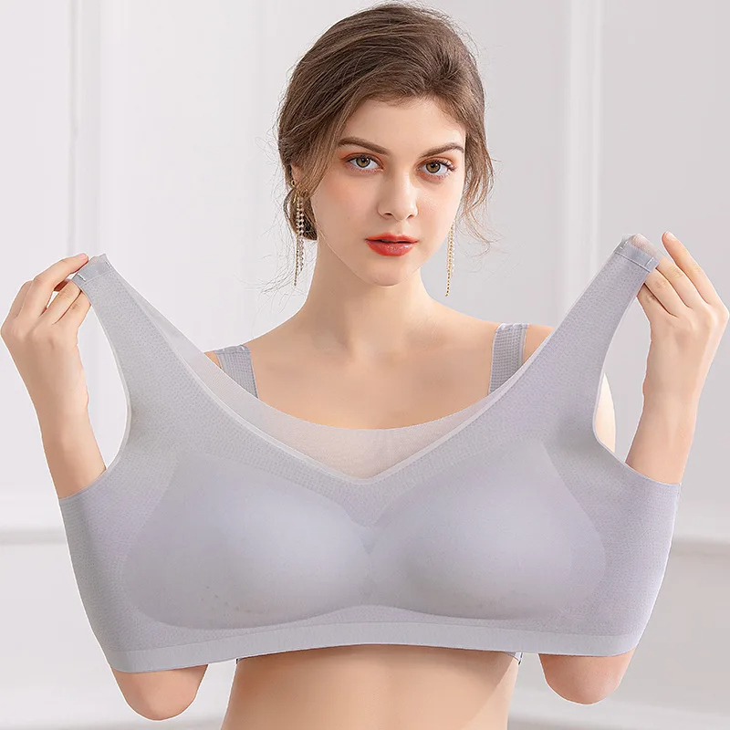 2 個のセクシーなブラジャーランジェリープラスサイズ 4XL - Sleep Bra Bralette のレビューと価格